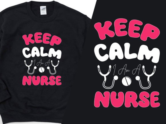 Keep Calm Nurse Graphics for T-Shirt Designs