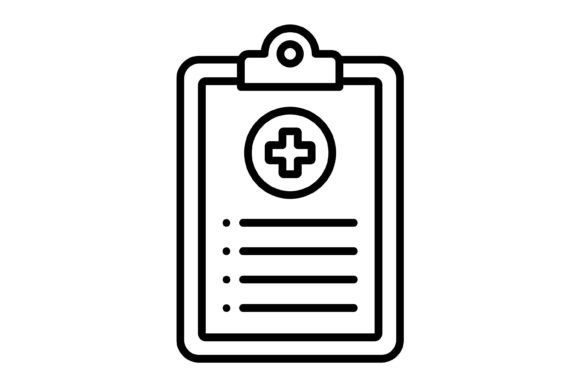 Medical History Outline Icon: Essential Graphics & Icons