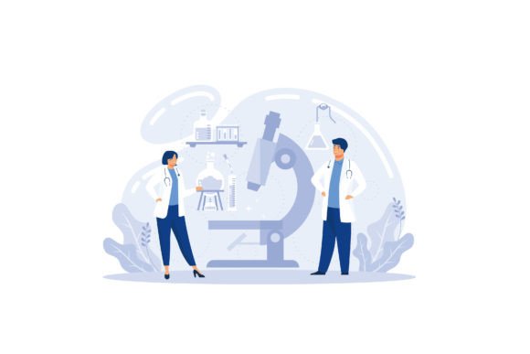 Medical Tests Template: Chemical Graphics for Illustrations