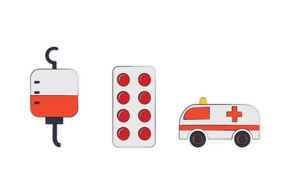 Medicine Sticker Medical Graphics