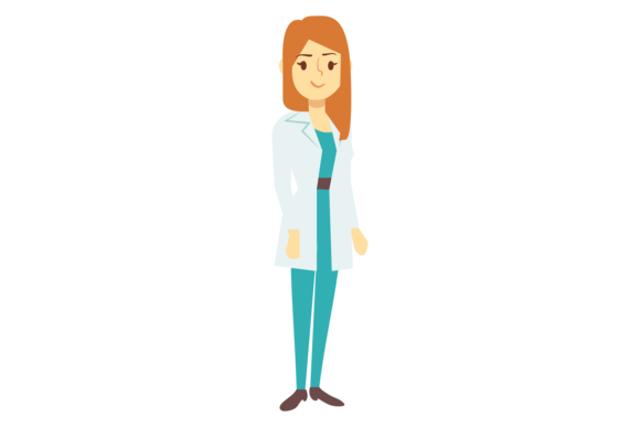 Nurse Character. Graphic Design Asset