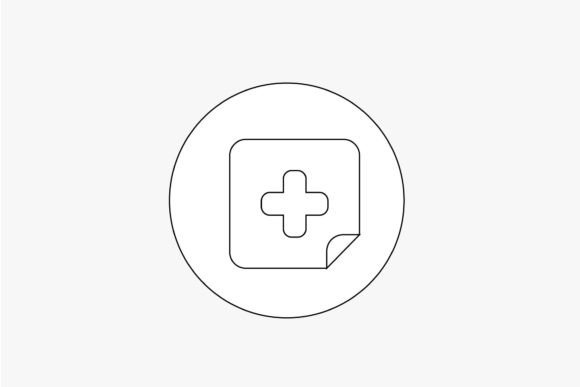 Outline Nurse Medical Simple 6: Graphics and Icons Review