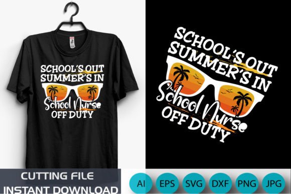 School's Out, Summer's In: Graphics & T-Shirt Designs