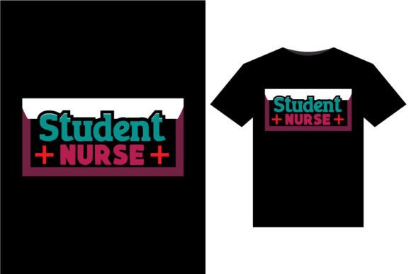 Student Nurse T-Shirts Design Graphics